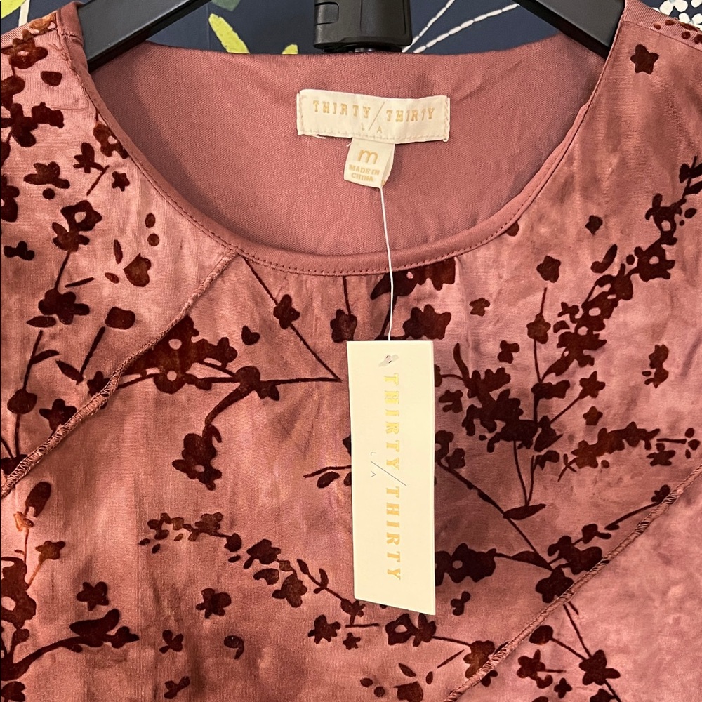 Elegant Floral Women's Dress NWT Size M - Picture 5 of 8